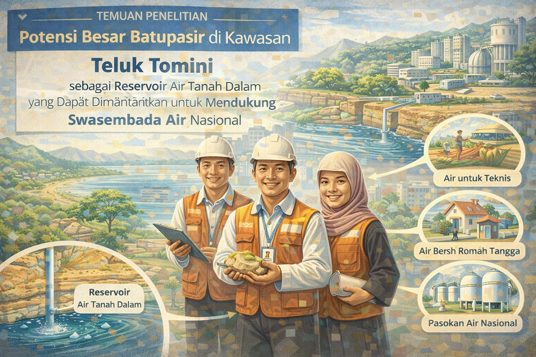 Menambang Air di Balik Batu, Rahasia Batupasir Teluk Tomini untuk Swasembada Air Nasional